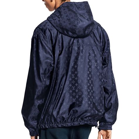 lv windbreaker black|louis vuitton navy windbreaker.